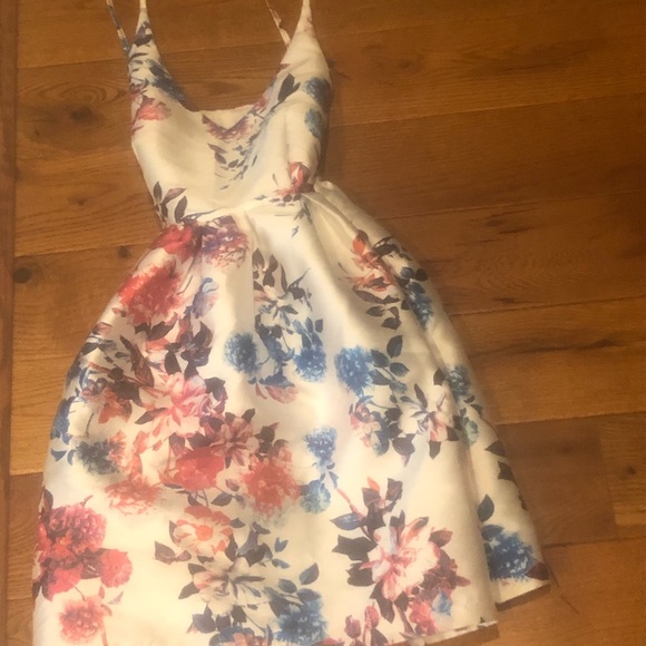 Fun, Feminine, Floral Pouf Dress - Picture 5 of 5